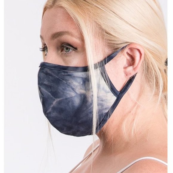 Plus Size Tie Dye Romper and Face Mask Set - Picture 9 of 14